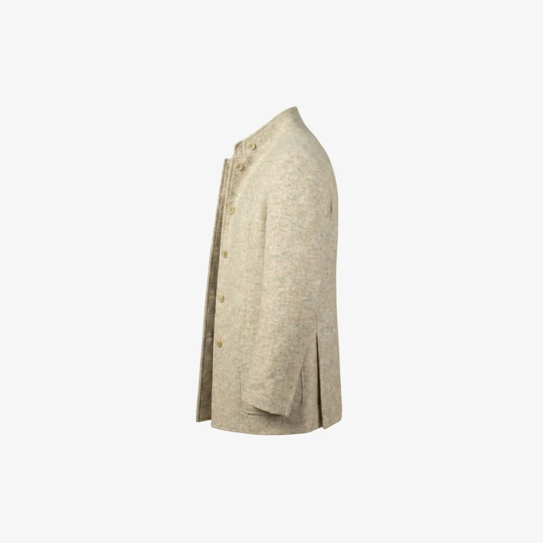 Classic Off-White Woolen Coat (1)