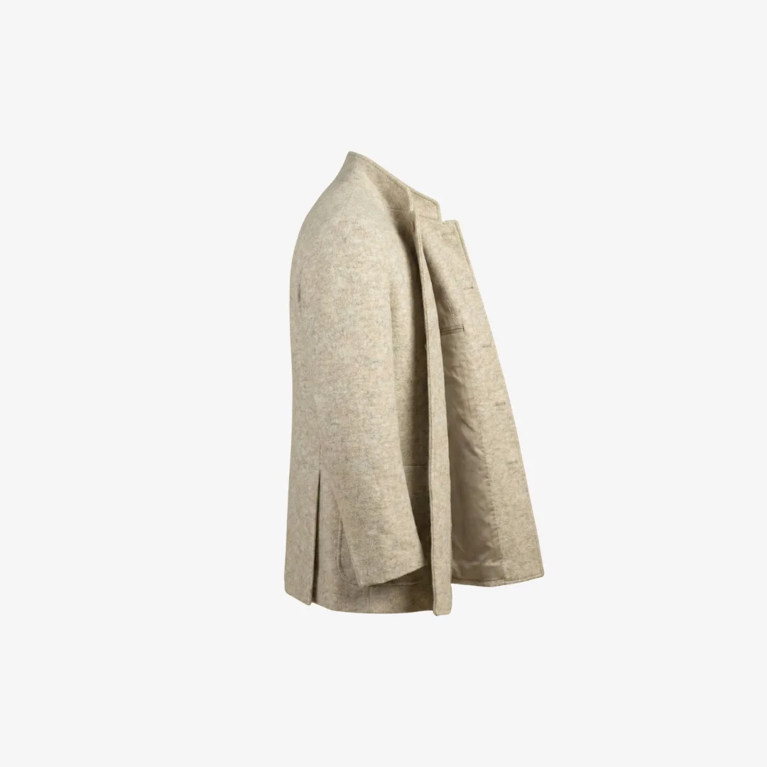 Classic Off-White Woolen Coat (5)