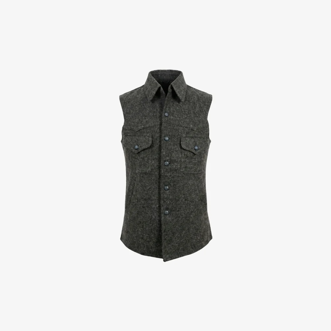 Classic Warm Wool Waistcoat (4)