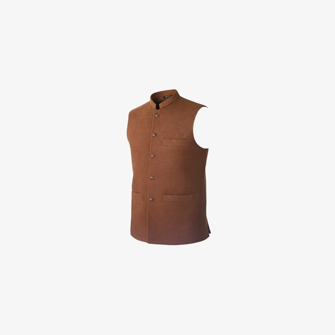 Pure handmade Woolen Waistcoat (1) Pure handmade Woolen Waistcoat