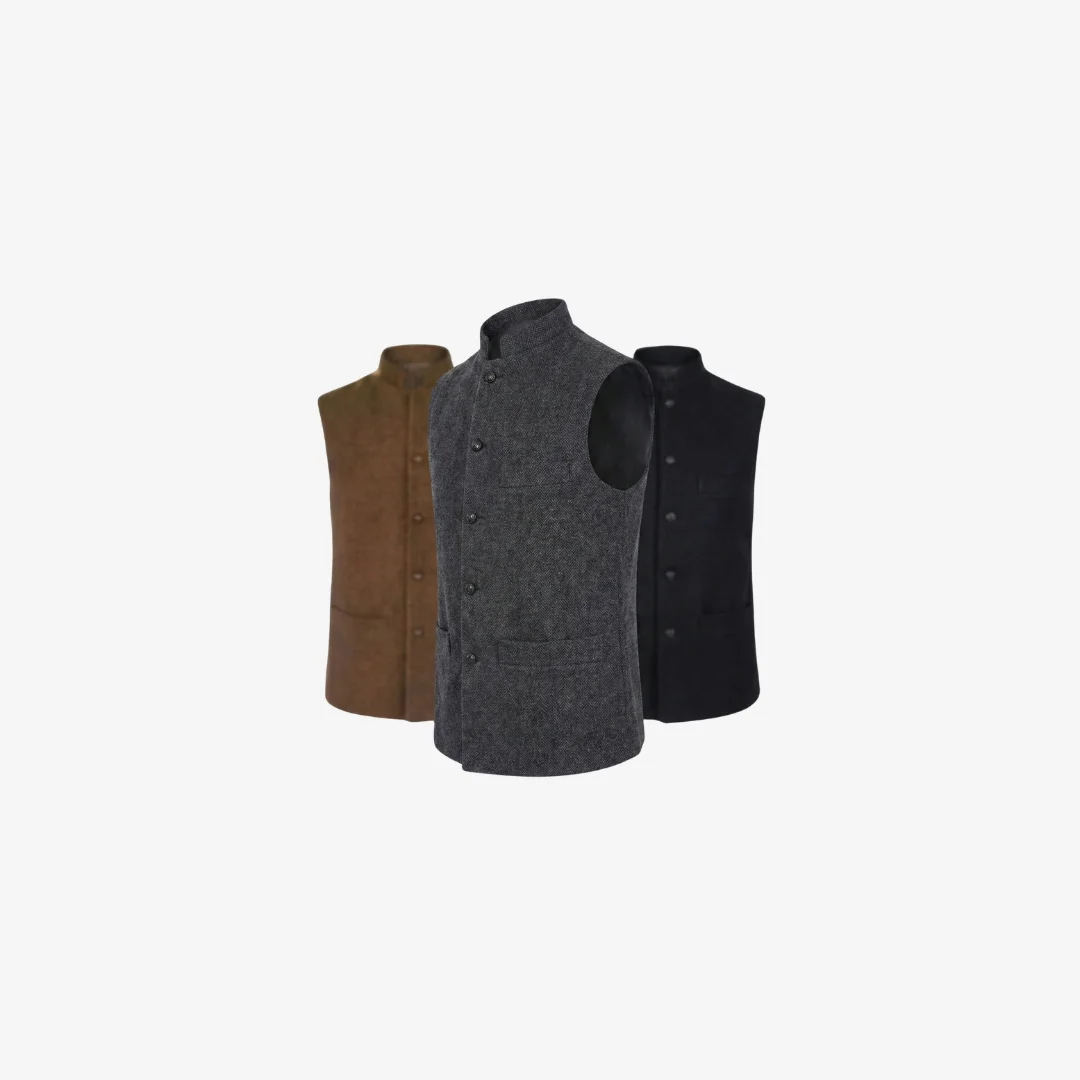 Pure handmade Woolen Waistcoat (3)