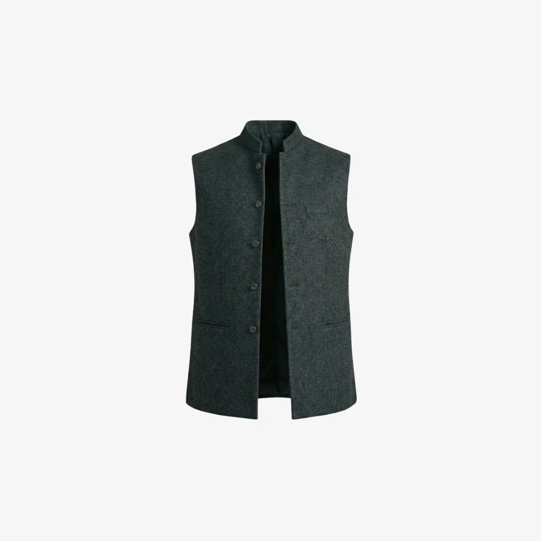 Pure handmade Woolen Waistcoat (4)