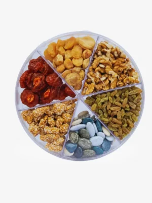 Premium Dry Fruit Gift Box with Walnuts Almonds Pistachios and Raisins for Ramadan