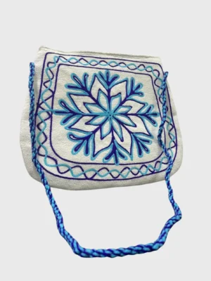 Handmade woolen cross body bag online ethnic winter bag for women
